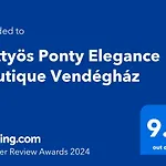 Poettyoes Ponty Elegance Boutique Vendeghaz Lägenhet Kisköre