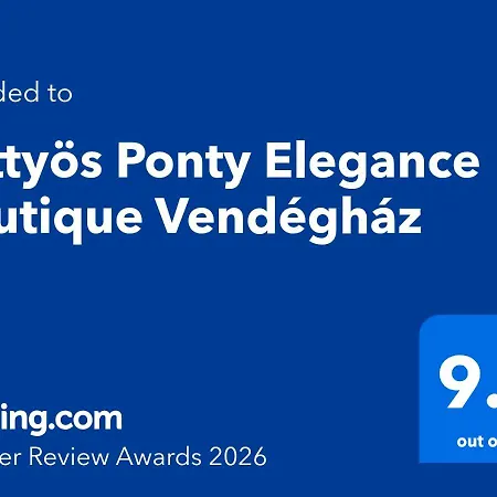 Poettyoes Ponty Elegance Boutique Vendeghaz * Kisköre